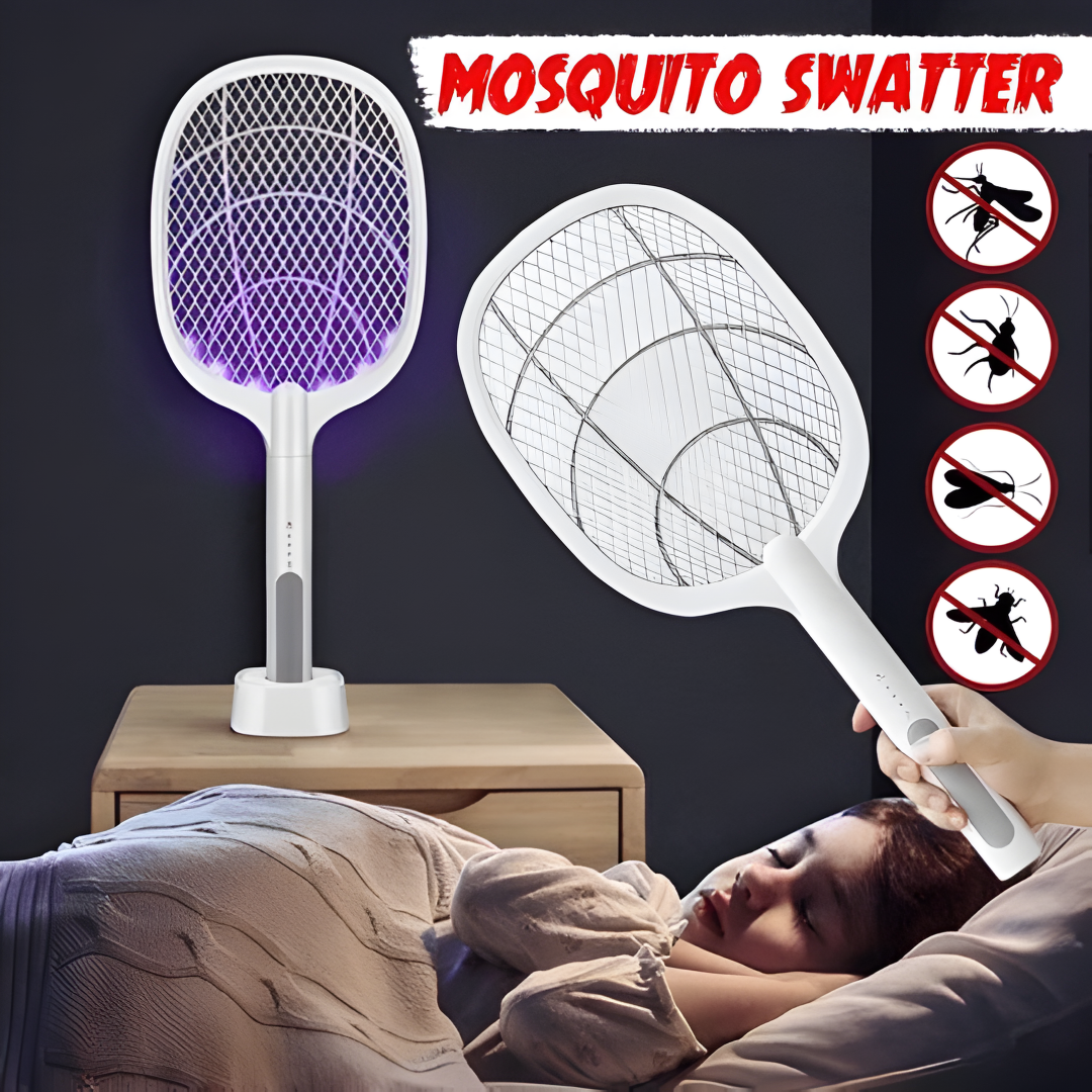 2 In 1 Rechargeable Mosquito Swatter Bat